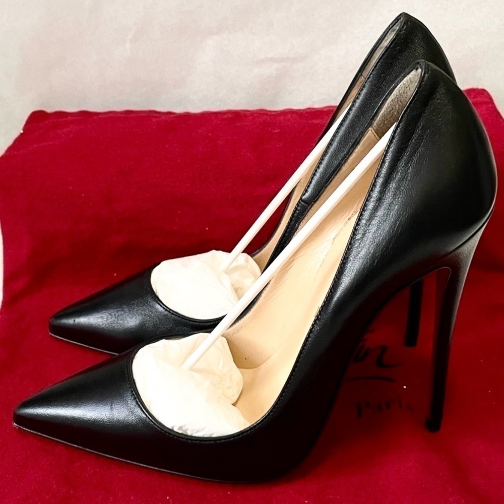 Christian Louboutin so kate stilletos 100mm, Nappa black Leather EU34 - Picture 7 of 8